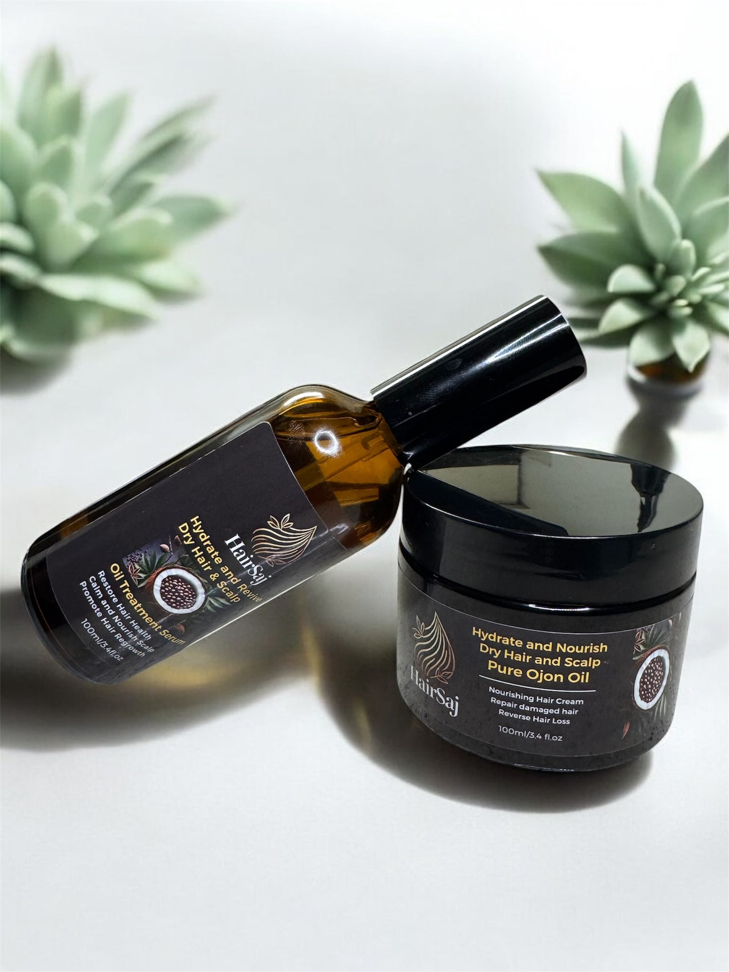 “Hairsaj Ojon Oil Set – Hydrate & Repair Hair”